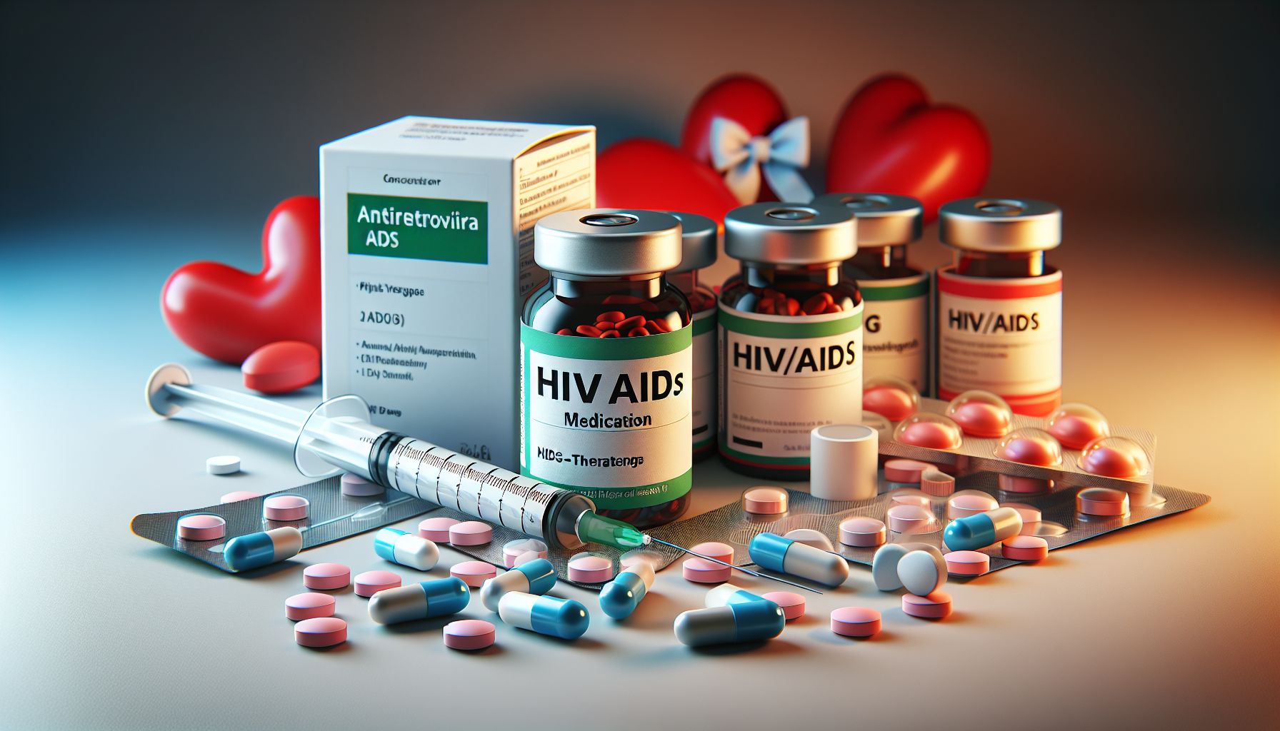 Imagem de medicamentos antirretrovirais usados no tratamento do HIV/AIDS